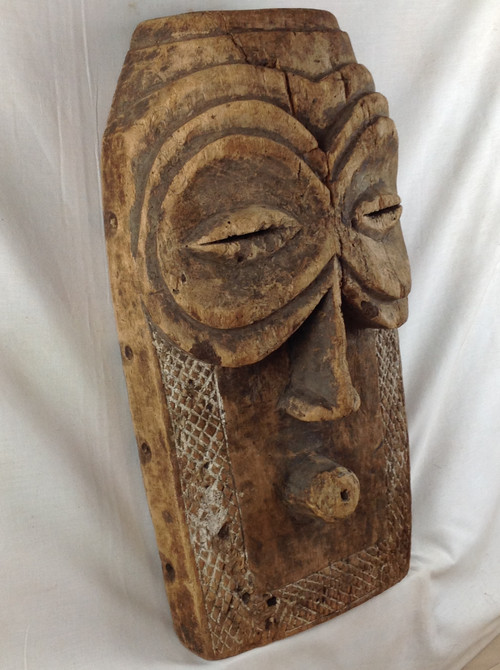 Maschera "civetta" Bembe, Repubblica Democratica del Congo.