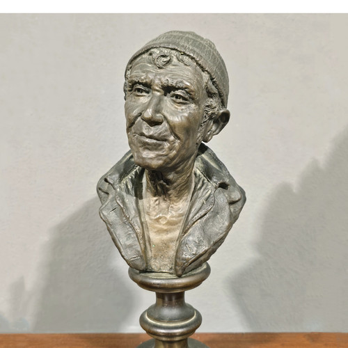 Domenico Marzatico 1839 - 1915 Scultura in bronzo