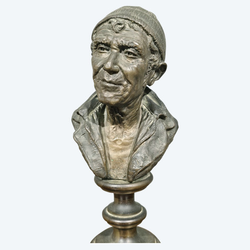 Domenico Marzatico 1839 - 1915 Scultura in bronzo