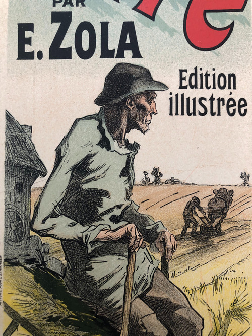 Original lithograph: "The Earth by Emile Zola" - The Masters of the poster plate N°69