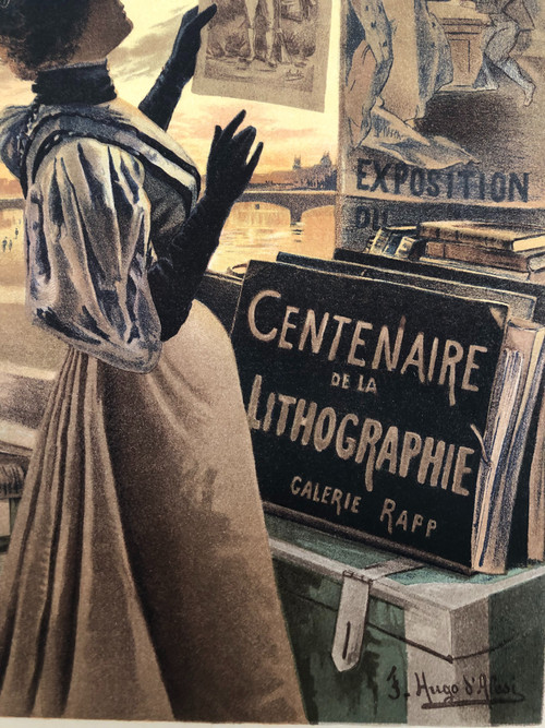 Maitre de l'affiche planche 66 - Centenaire de la Lithographie - Hugo d'Alesi 1897