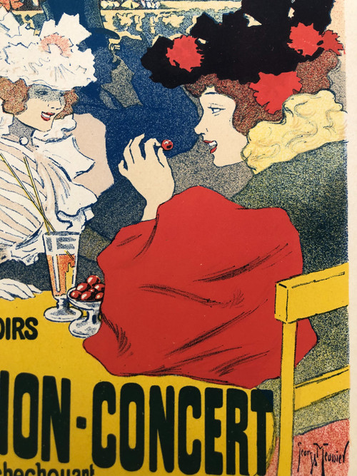 Master of poster plate 62 - Trianon Concert - Georges Meunier 1897