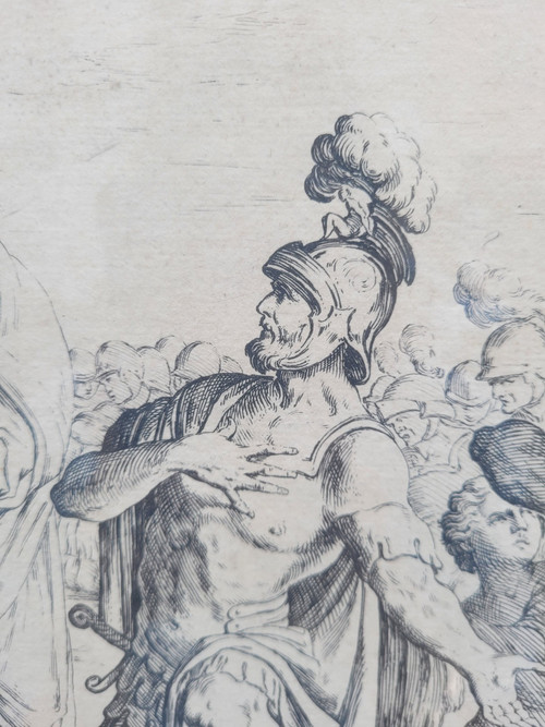Aeneid After Mitelli And Carracci, Framed Engravings, 18th Century