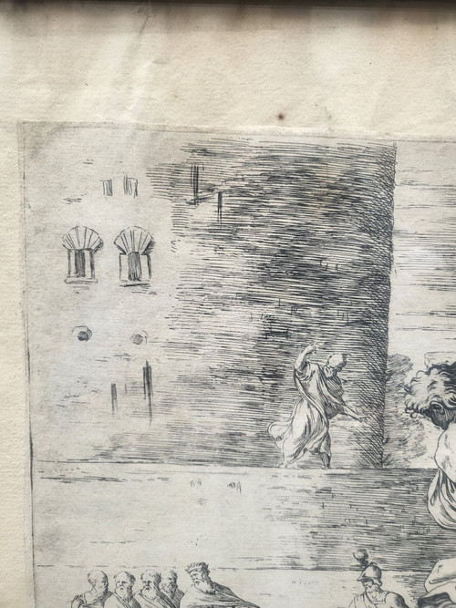 Aeneid After Mitelli And Carracci, Framed Engravings, 18th Century