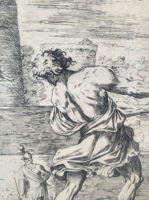 Aeneid After Mitelli And Carracci, Framed Engravings, 18th Century