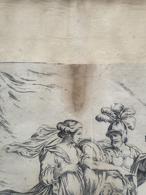Aeneid After Mitelli And Carracci, Framed Engravings, 18th Century