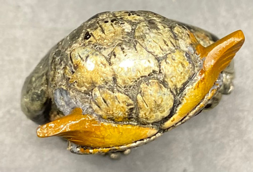 GUFO IN LATTA SMALTATA 