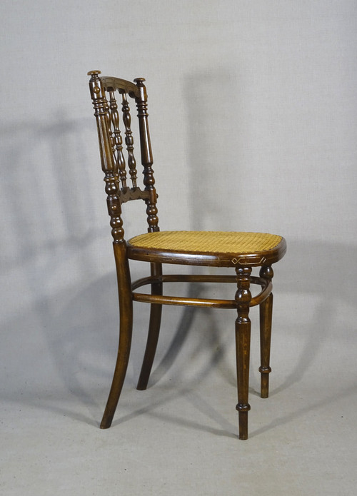 Fischel bistro chair N°101 type Napoleon III, circa 1900, No Thonet