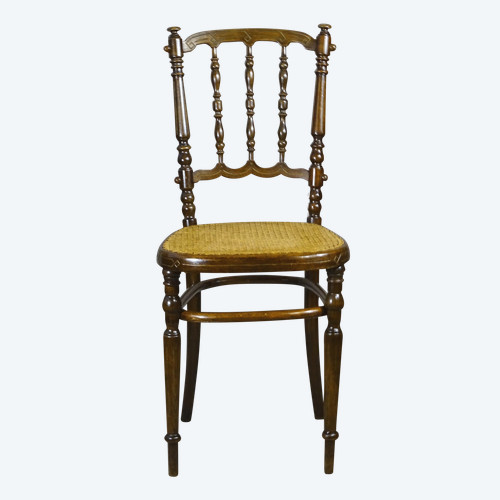 Fischel bistro chair N°101 type Napoleon III, circa 1900, No Thonet