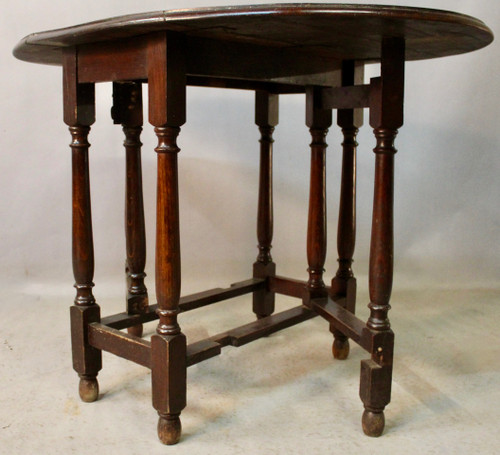 Table Gate Leg Dessus En Chêne Clair