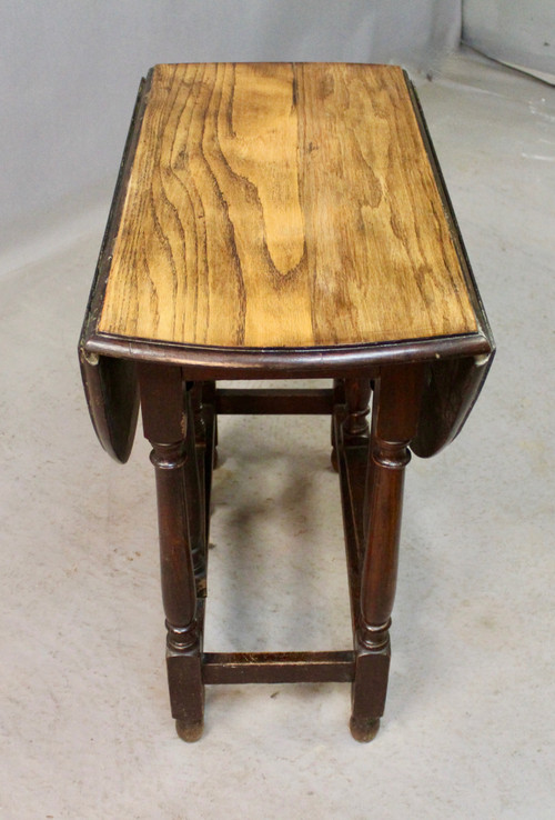 Table Gate Leg Dessus En Chêne Clair
