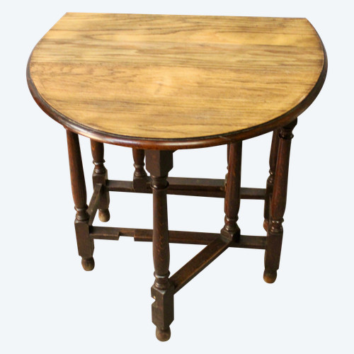 Table Gate Leg Dessus En Chêne Clair