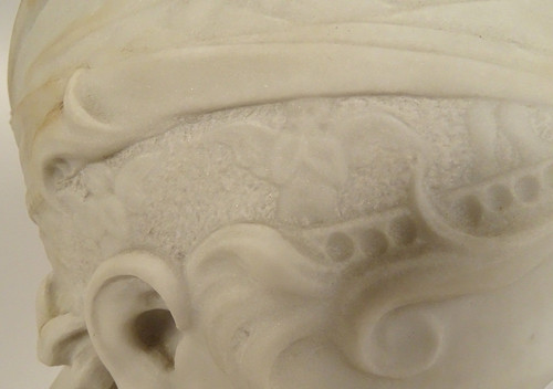 Busto scolpito di Mme Récamier in marmo di Carrara secondo Joseph Chinard XIX secolo