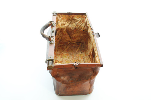 Sac en cuir brun