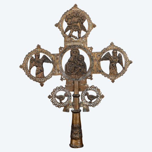 Croce di Processione Etiope: Eredità Spirituale e Artigianato Sacro