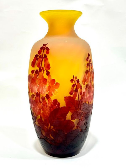 Vaso "Digitales Rouges" di Emile Gallé