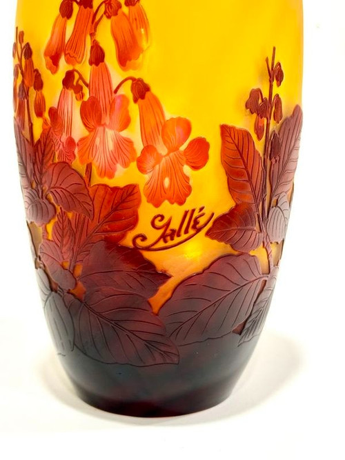 Vaso "Digitales Rouges" di Emile Gallé