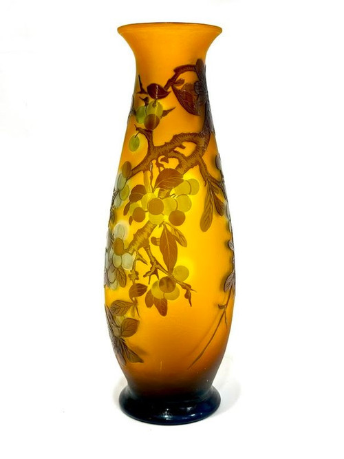 Emile Gallé Vase  "Aux Prunus"
