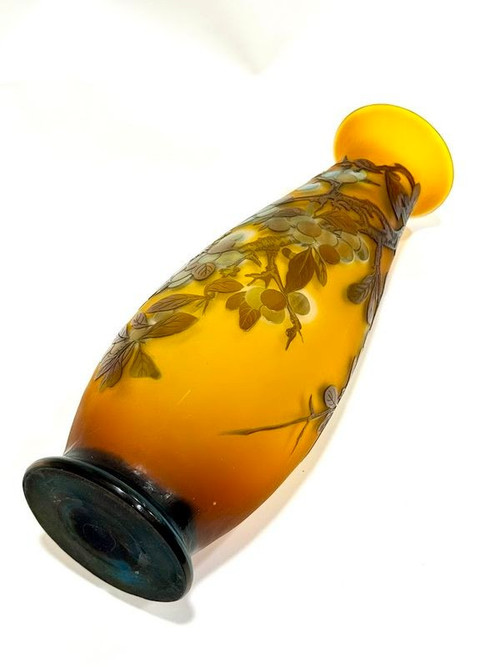 Emile Gallé Vase  "Aux Prunus"