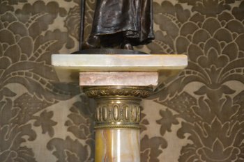 Column in onyx from the end of the 19th century