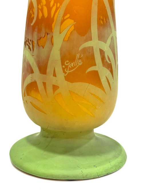 Emile Gallé Vase "Aux Jonquilles" (Die Narzissen)