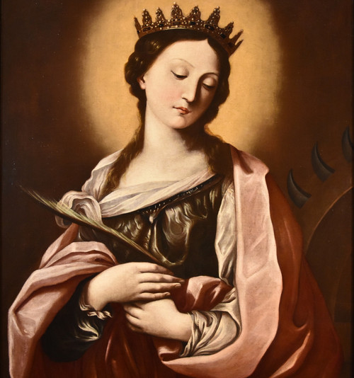 Die Heilige Katharina von Alexandria, Guido Reni (Bologna 1575 - 1642) Werkstatt De