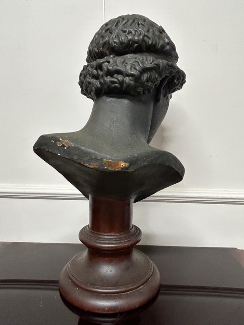 Atena Lemnia Dea greca Scultura in bronzo dei primi del Novecento H 60 cm