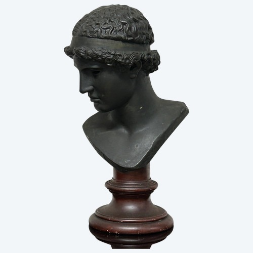 Atena Lemnia Dea greca Scultura in bronzo dei primi del Novecento H 60 cm