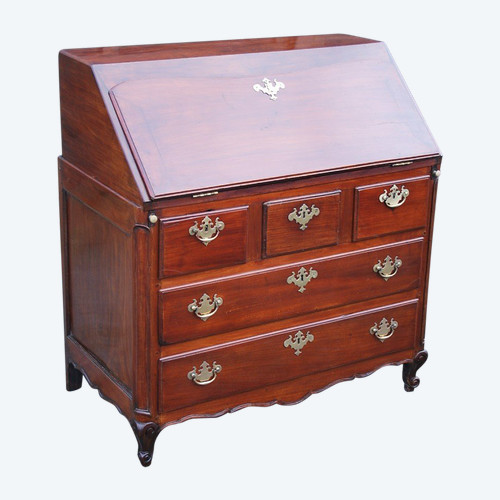 Commode Scriban Molouine En Acajou XVIII