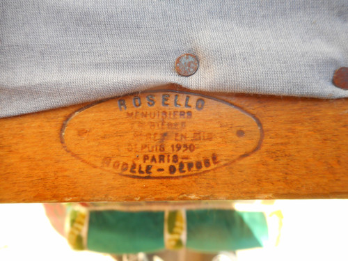 Set di 12 sedie con timbro Rosello Inizio XX secolo