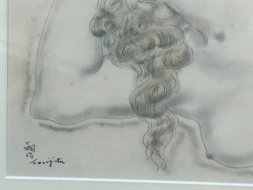 Tsuguharu Foujita (1886-1968) La Blonde Endormie - Original Lithograph Early 20th century