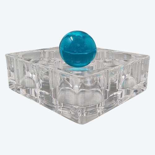 1970s Astonishing Ashtray or Catch-All By Daum Nancy. Made in France