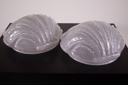 Paar Wandleuchten "Saint-Jacques" aus Murano.
