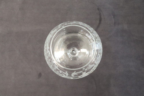 Set aus vier venezianischen Gläsern von Cognac
