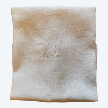 Nice set of 11 antique damask napkins