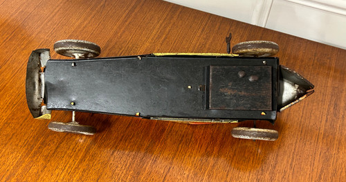 Jouet Charles Rossignol Bugatti 52 Voiture De Course En Tôle Des Années 1930