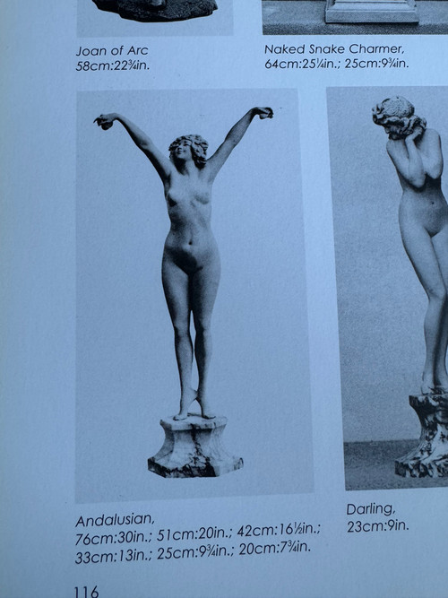 Colinet - Ballerina andalusa di bronzo