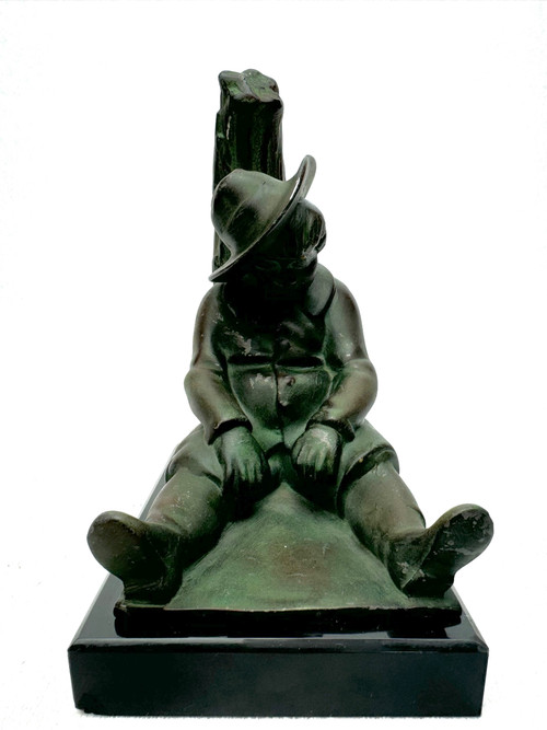 Serre-livres Don Quichotte Et Sancho De Janle - Max Le Verrier