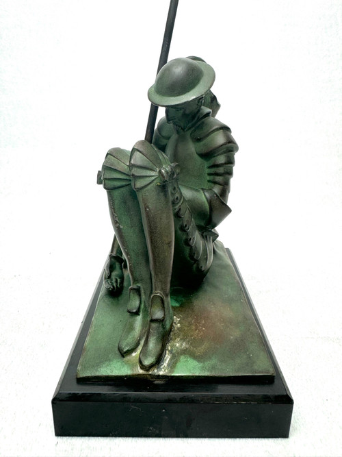 Serre-livres Don Quichotte Et Sancho De Janle - Max Le Verrier
