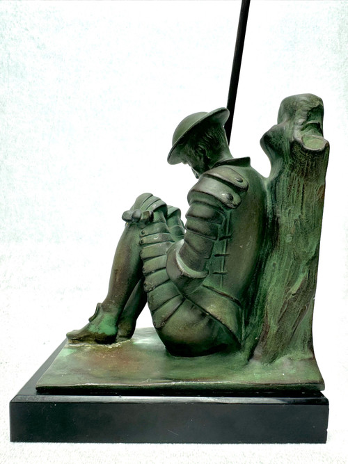 Serre-livres Don Quichotte Et Sancho De Janle - Max Le Verrier