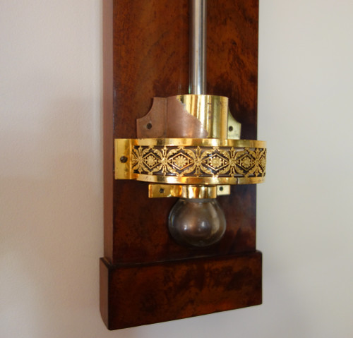 Mahogany Réaumur barometer, Restoration period, 19th century circa 1820 - 1830 by Lerebours