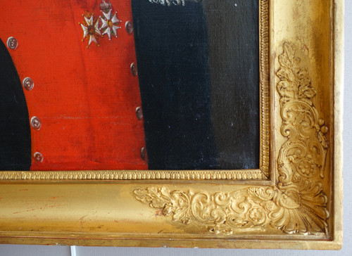 Presumed portrait of JB Dubessy Colonel of the 2nd Dragoon Regiment under the Empire - circa 1815