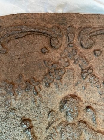 Plaque de cheminée époque XIX ième