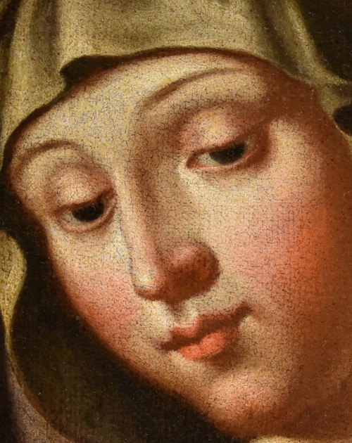 Vierge En Prière, Giovanni Battista Salvi, Dit Sassoferrato (1609 - 1685) Cercle De