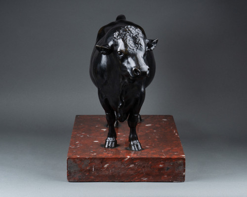 Toro in bronzo, XIX secolo
