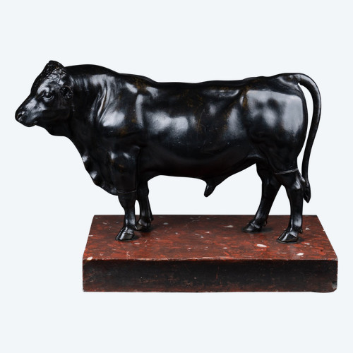 Toro in bronzo, XIX secolo