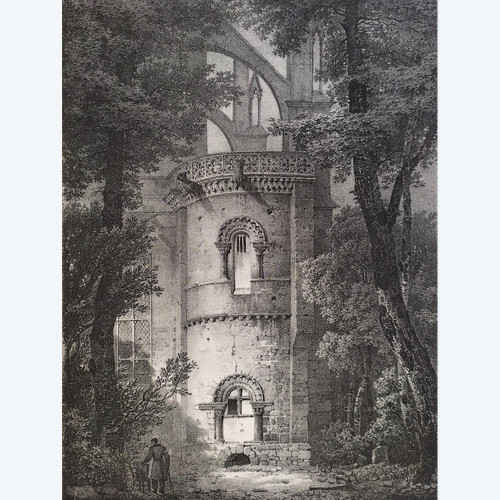 Rouen Lithographie Par Engrelmann 19ème