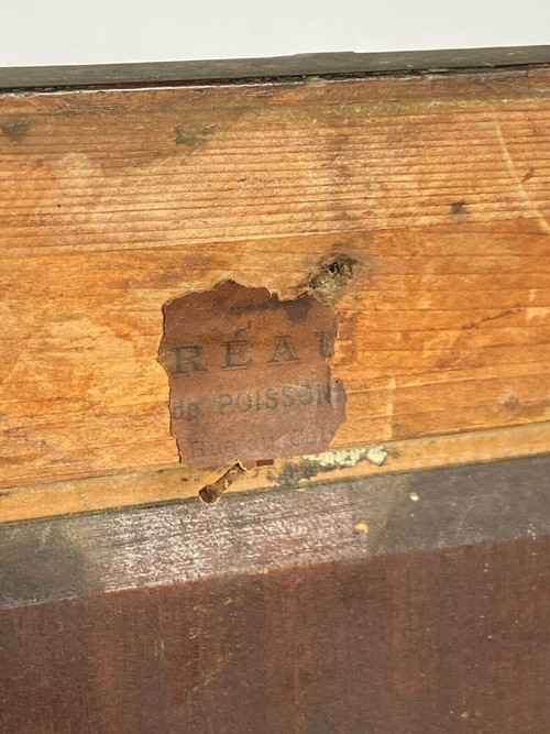 Öl auf Holz, Jungfrau Maria, italienisches Werk des 19. Jahrhunderts, goldener Rahmen
