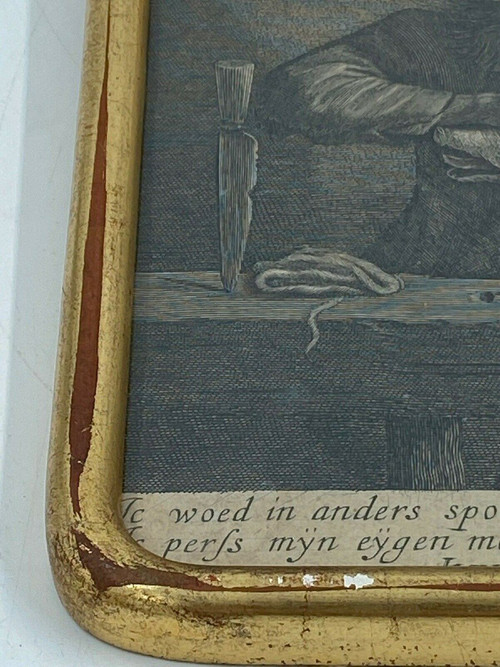 Lucas Vorsterman engraving after Adriaen Brouwer The Seven Deadly Sins Invidia Envy