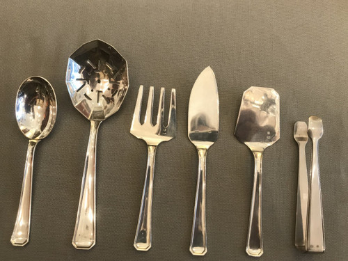 Ménagère Art déco en Argent Massif orfèvre Delheid